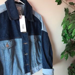 CROPPED DENIM JACKET